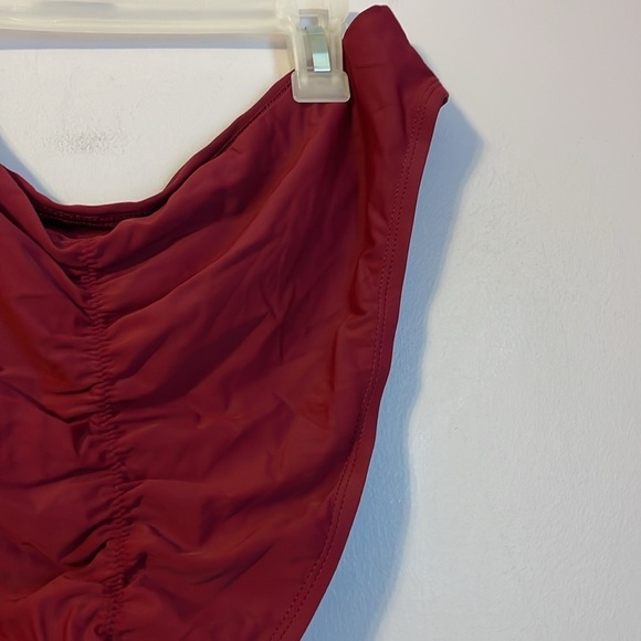 Time and Tru Berry Glow Cheeky Bikini Bottoms size L (12-14) Maroon - Picture 12 of 14